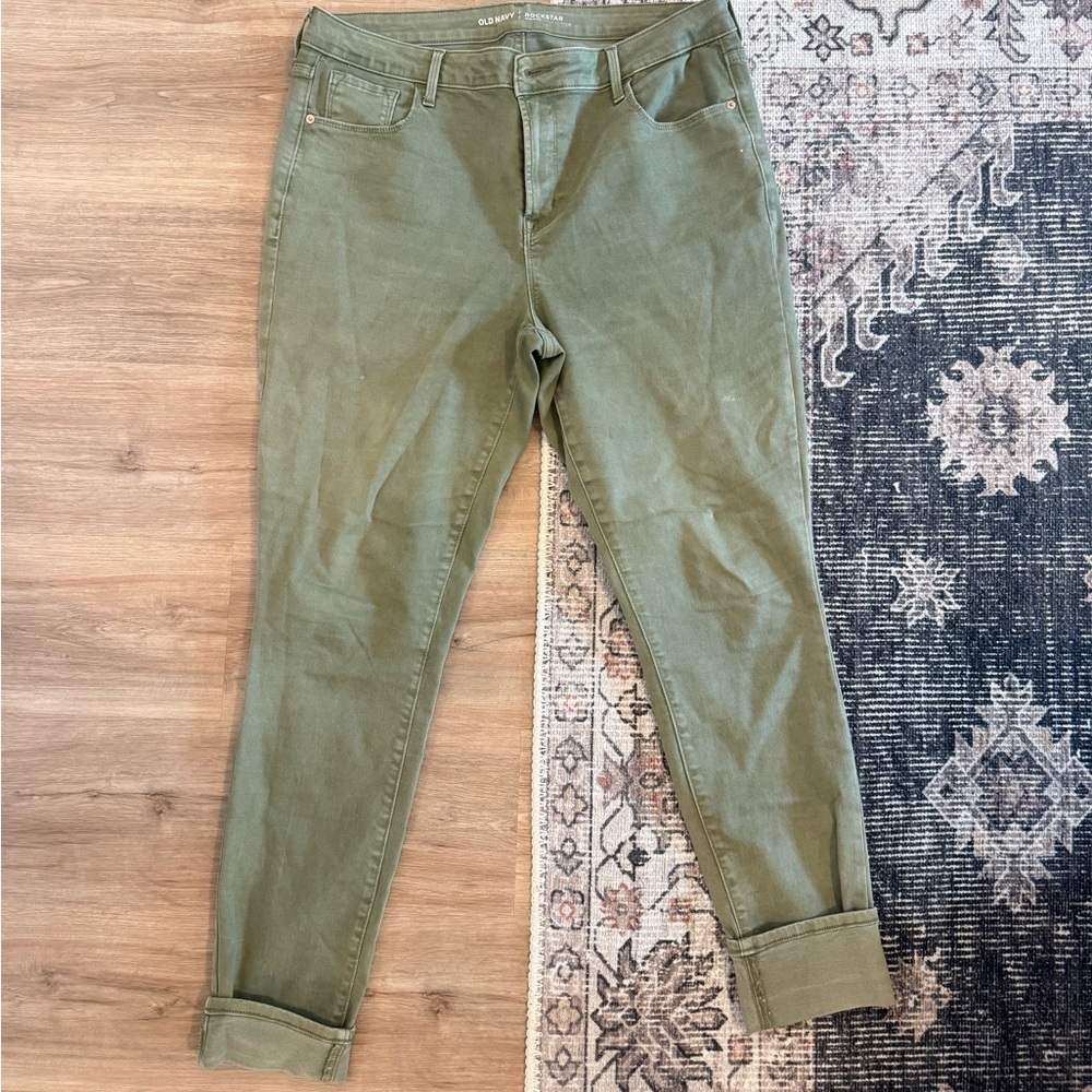 Old Navy Olive Green Women's Jeans